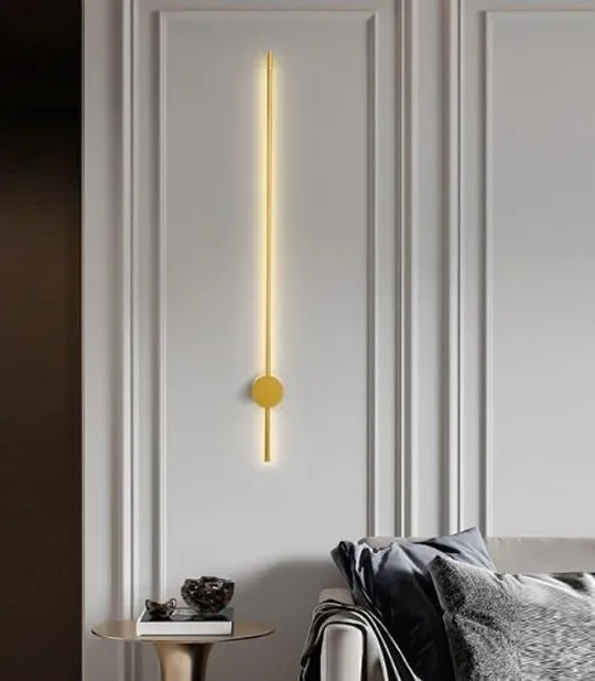 Купити Бра настенное LED WJ014/1000-ab-k Латунь 10х6х100 см.