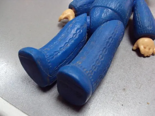 Кукла пластик дутыш фабрика Победа Киев клеймо мишка ссср 28 см №10305 Продаж