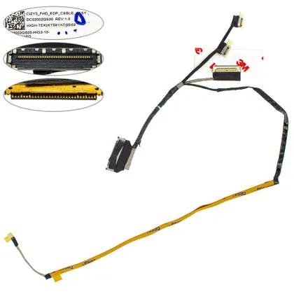 фото, Шлейф матриці для ноутбука Lenovo (Yoga: 720-13IKB, 720-13) LED (DC02002QS00)