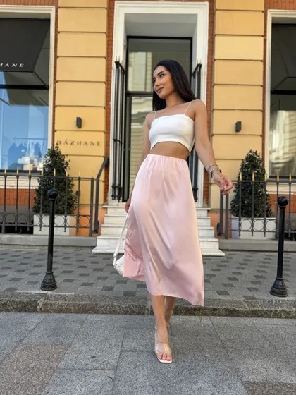 фото, Жіноча шовкова спідниця "Silk" + ВЕЛИКІ РОЗМІРИ