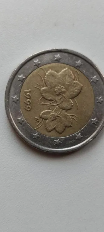 Монета 2 евро 1999 года -карта Европы vk359 З аукціону