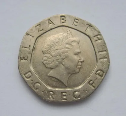 фото, 20 пенсів = 2004 р. = ВЕЛИКОБРИТАНІЯ