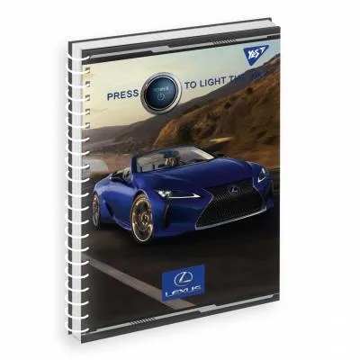 Блокнот Yes А5/80 од.спираль "Power" (151706) Ціна