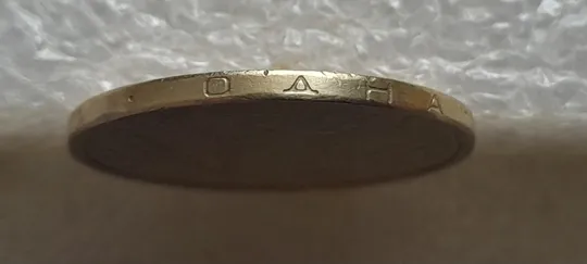 (7488) 1 гривня 2001 1АД3 широкий кант реверса - пелюстки наближені до канту (1 гривна 2001 1АД3) Продаж