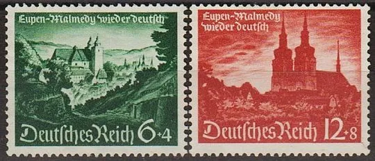 1940 - Рейх - Ейпен і Малмеді Mi.748-49 (*) Ціна