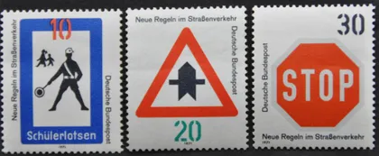 фото, ФРГ ПДД Дорожные знаки 1971