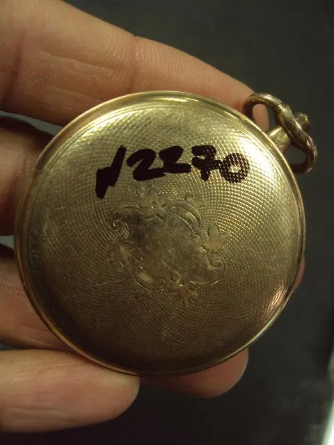 часы карманные Elgin позолота №2270 З аукціону