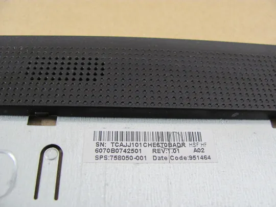 номер0289-10 Кришка панель палмрест та тачпад 6070B0742501 758050-001 для  HP ProBook 350 G1 G2 355 G1 G2   оригінал Де купити