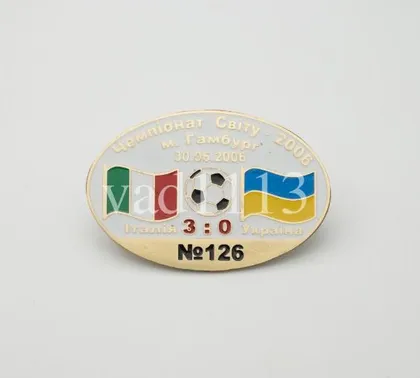 фото, футбол Серия "Все матчи сборной Украины" матч №126 ИТАЛИЯ - УКРАИНА  Чемпионат Мира 2006