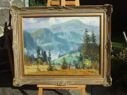 фото, Нар.худ.Урср. Шолтес З. 1909-1990 рр. роз. 60х80 см. п.о. 1960 рр. закарпатська школа Ужгород .