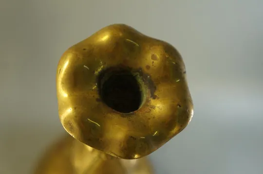 Купити Подсвечник цветы розы Генневерг Варшава Br : HENNEBERG w WARSZAWI латунь высота 28,5 см (№780)