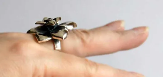 Срібна каблучка кільце Narcissus 925 проба Germany Інтернет-аукціон