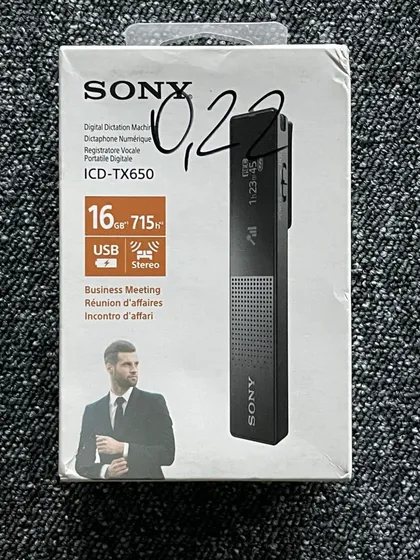 фото, Цифровий диктофон SONY