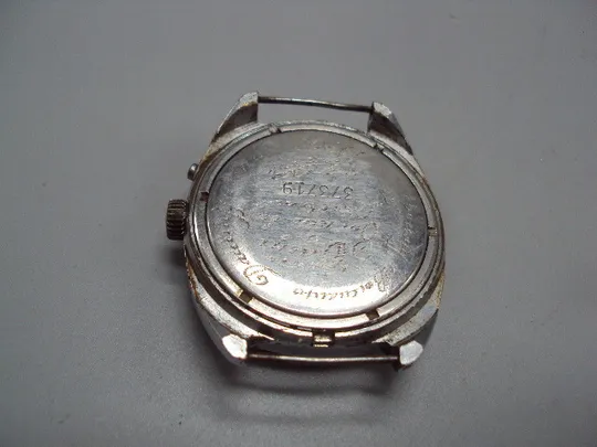 Наручные часы Слава 26 камней календарь ссср Slava 26 jewels высота 4,3 см не на ходу №15881 Недорого