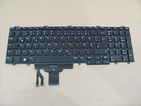 635-4 клаватура робоча 0H87NF  для Dell Precision 7710 7720 Latitude E5550 E5570 5580 5590 оригінал Ціна