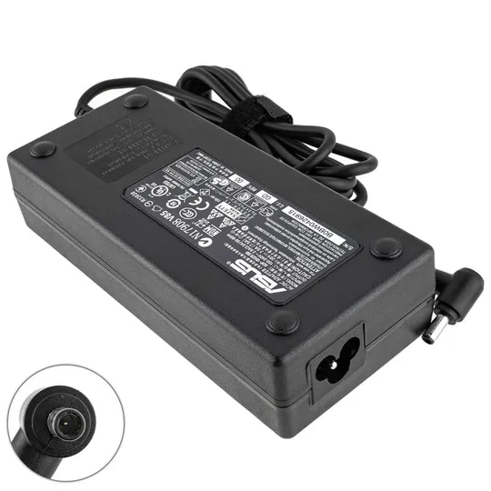 Купити БЖ для ноутбука ASUS 20V, 7.5A, 150W, 4.5*3.0мм-PIN, black, RECTANGULAR