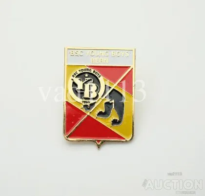 фото, значок футбол  БСК Янг Бойз Берн Швейцария  (серия герб города и эмблема клуба).