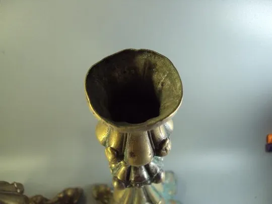 Подсвечники пара подсвечник Варшава высота 25-26 см лот 2 шт (№1525) №10626 Недорого