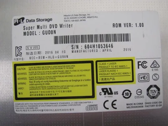 №191-9 DVD-привод GUD0N для MEDION E6422 оригінал З аукціону