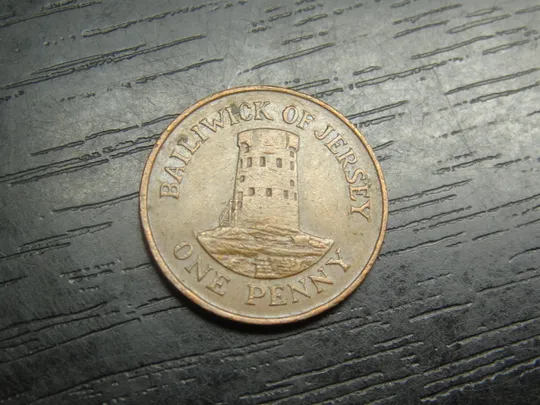 1 пенні 1984 Джерсі Ціна