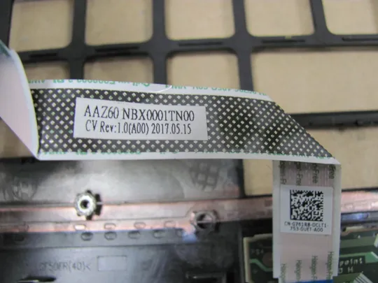 592-7  Кришка панель палмрест тачпад 0Y4WD7 AP1DL000631 для Dell Latitude E7470  оригінал Торговий майданчик