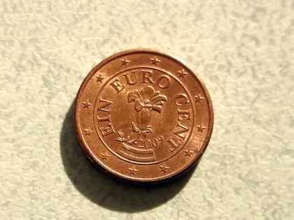 фото, 1 цент Австрія 2009 рік (123а)