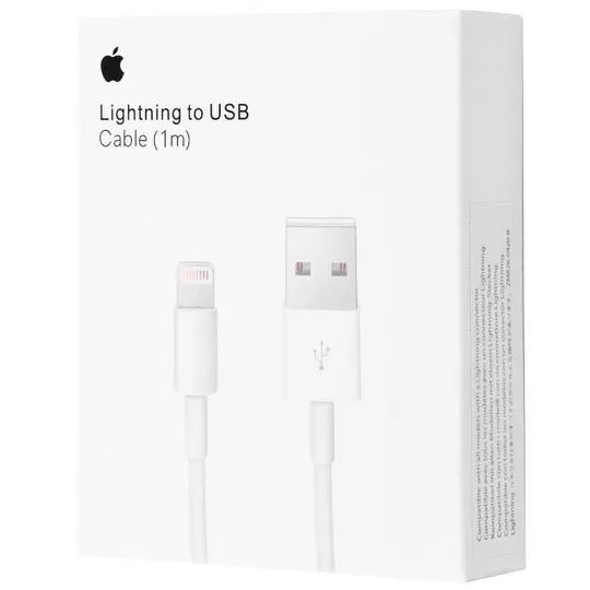 Lightning to USB Cable (1m) ORIGINAL white Ціна