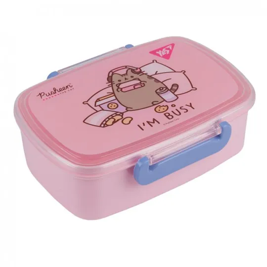 Ланч-бокс  с приборами YES Pusheen 708367 750 мл Ціна
