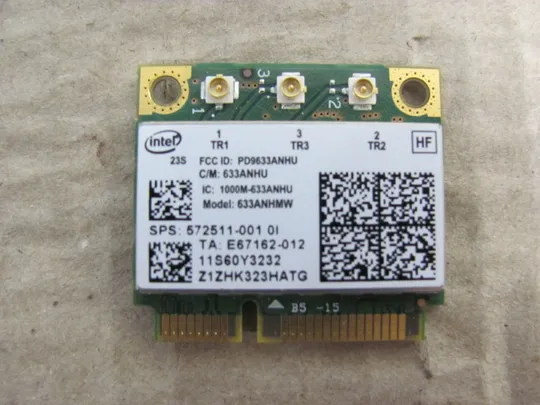 номер0281-14 WI-FI адаптер 633ANHMW 572511-001  для LENOVO T420 T420i оригінал Ціна