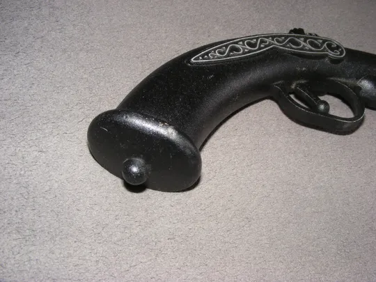 Пистолет чугун макет XVIII кремниевый с ударно-кремниевым замком Винтаж Продаж