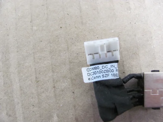 номер0252-15 роз&#039;єм живлення Роз&#039;єм зарядки Гніздо живлення Штекера живлення Зарядний порт Роз&#039;єм адаптера живлення power connector  098C6H  DC30100ZB00 для  Dell Latitude E5590 E5591 E5580 оригінал Де купити