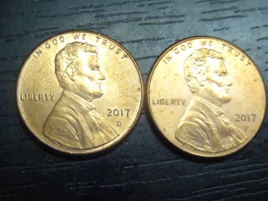 Купити 1 цент США 2017 (два різновиди)
