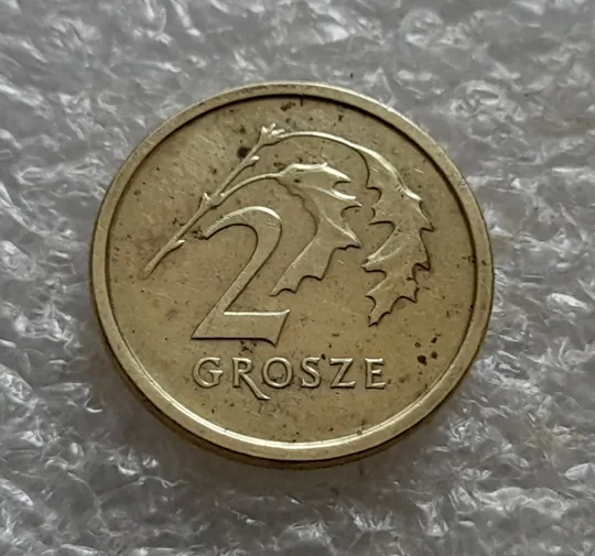 (6869) 2 грош Польщі 2016 (2 гроша Польща, Польша, Polska) З аукціону