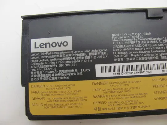 3852с акумулятор LENOVO 01AV424 11.4V 24WH З аукціону