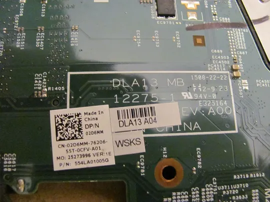 364-4 материнська плата SR0XL I5-3337U 02D6MM для DELL Latitude 3330 оригінал З аукціону