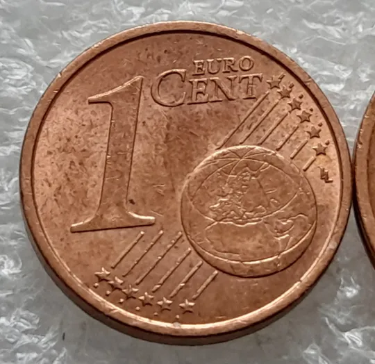 (1851да) 1 та 2 євроцентіи 2002 Італія  - 2 монети одним лотом (1 и 2 евроцента 2002 Италия) Де купити