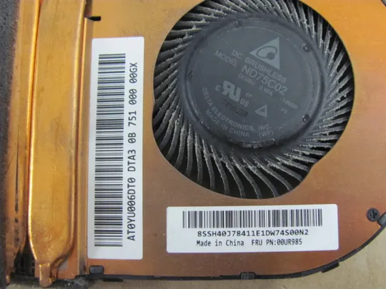 номер0936-7 система охолодження 00UR985 AT0YU006DT0 для Lenovo ThinkPad  T460S T470S T460P T470T T460T оригінал Продаж