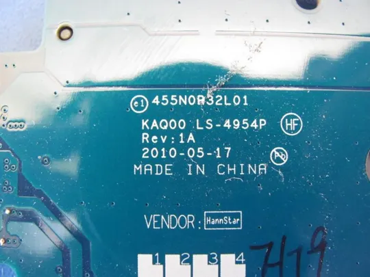 Купити №35-6 плата для читання аудіо / SD карт 45N0R32L01 LS-4954P для HP EliteBOOK 8540w оригінал