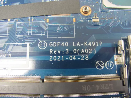 750-24 материнська плата GDF40 LA-K491P SRK03 I5-1145G7 для DELL Latitude 14 5420 оригінал Характеристики