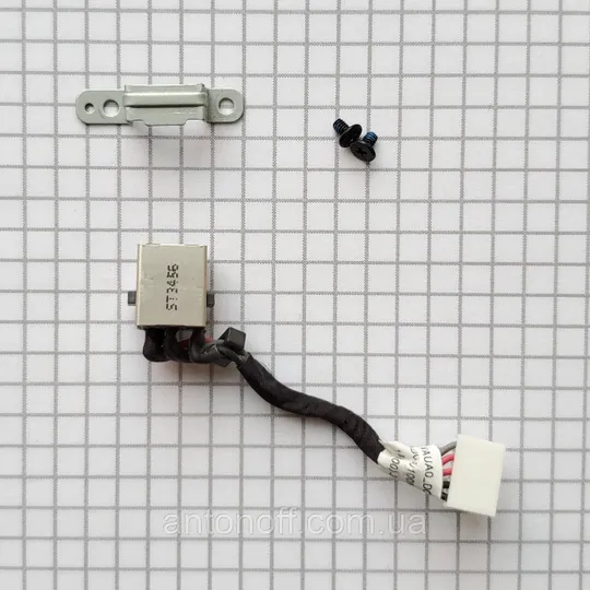 Роз&#039;єм живлення Dell Latitude E7440 / DC30100NV00 06KVRF для ноутбука оригінал з розборки Ціна