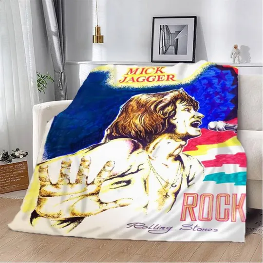 Плед 3D Mick Jagger 2567_A 12026 160х200 см Ціна