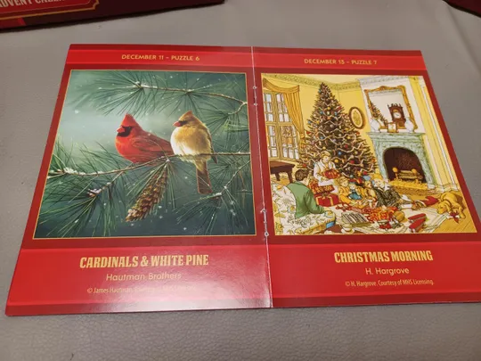 0549 Унікальний пазл Mindmade Advent Calendar 2024 - Колекція з дванадцяти пазлів зі 100 елементів Стан Нового  НІМЕЧЧИНА Інтернет-аукціон