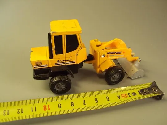 машинка грейдер dumping fareast высота 6 см, длина 11 см №10815 З аукціону