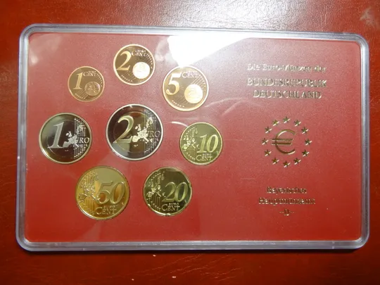 Купити Комплект євромонет Німеччини 2004 D (повний комплект) UNC
