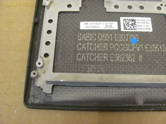 номер0914-8 Кришка панель палмрест AQ1U1000104 0Y2F9N для Dell XPS 15 9560 Precision 5520 оригінал в Україні