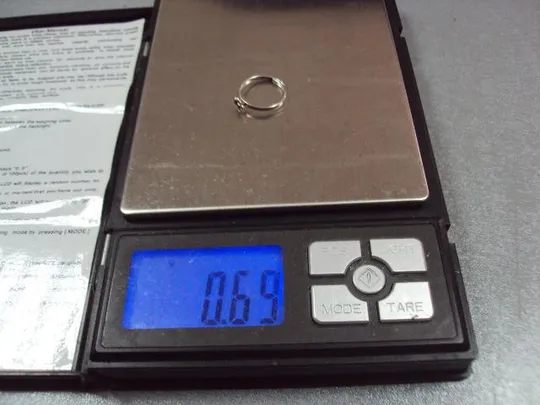 Кольцо женское цветочек на ногу серебро 925 проба вес 0,68 г безразмерное №10726 Інтернет-аукціон