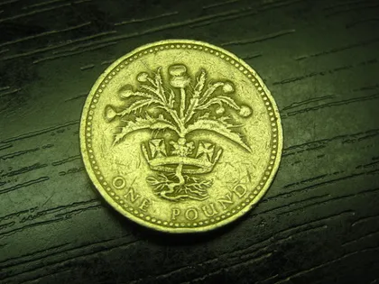 фото, 1 фунт 1989 Британія Чортополох