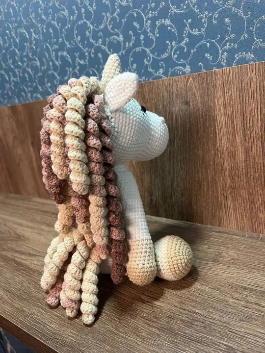 Єдиноріжка вʼязана іграшка Продаж