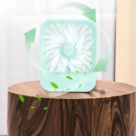 Мінівентилятор портативний Ultra-Thin Table Fan НАСТУСНИЙ ВЕНТИЛЯТОР Ціна