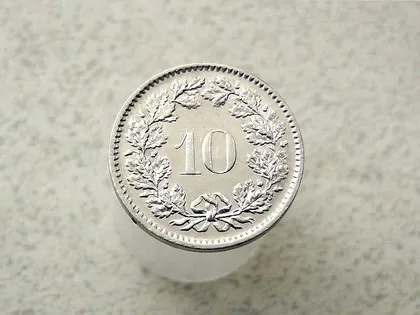 фото, 10 раппен 1970 рік Швейцарія (120а)